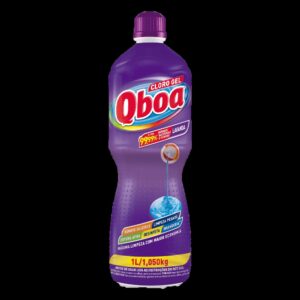 DESINFETANTE CLORO GEL 01L LAVANDA - Q BOA - ONU 1760 CLAS DE RISCO 8 GEIII