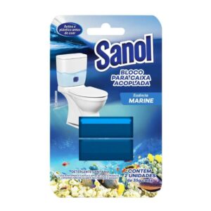 BLOCO PARA CAIXA ACOPLADA SANOL MARINE (02 UNIDADES)  35G