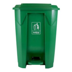 LIXEIRA PLASTICA C/PEDAL 50 L VERDE - NOBRE