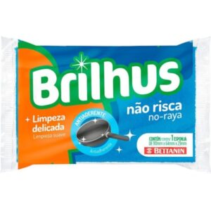 ESPONJA DE LOUÇA DUPLA FACE  NÃO RISCA BETTANIN BRILHUS