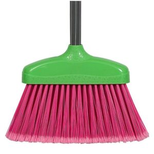 VASSOURA DE NYLON C/ CAPA PLASTICA C/ CABO