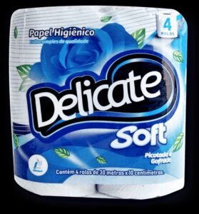 Papel higiênico 30 m Delicate Soft pct c/ 4
