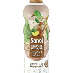 LIMPADOR PERFUMADO SANOL EXTRATOS NATURAIS GENGIBRE E SANDALO 1L