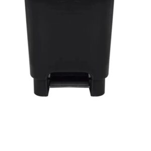 LIXEIRA PRETA 15 COM PEDAL LITROS RBL