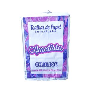 PAPEL TOALHA 20X21  INTERFOLHADO CELULOSE C/1000 AMETISTA