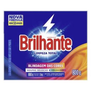 Sabão em pó Brilhante cx 800 g