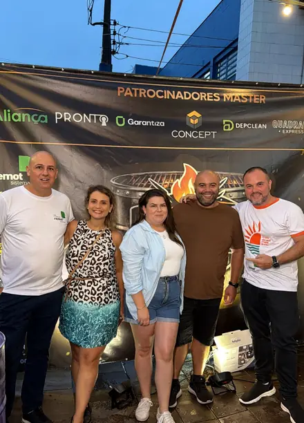 Latão CleanX: síndicos, administradoras e parceiros no evento